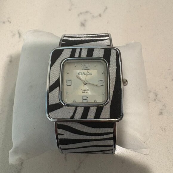 Strada - Zebra Print Women's Watch - Picture 7 of 7
